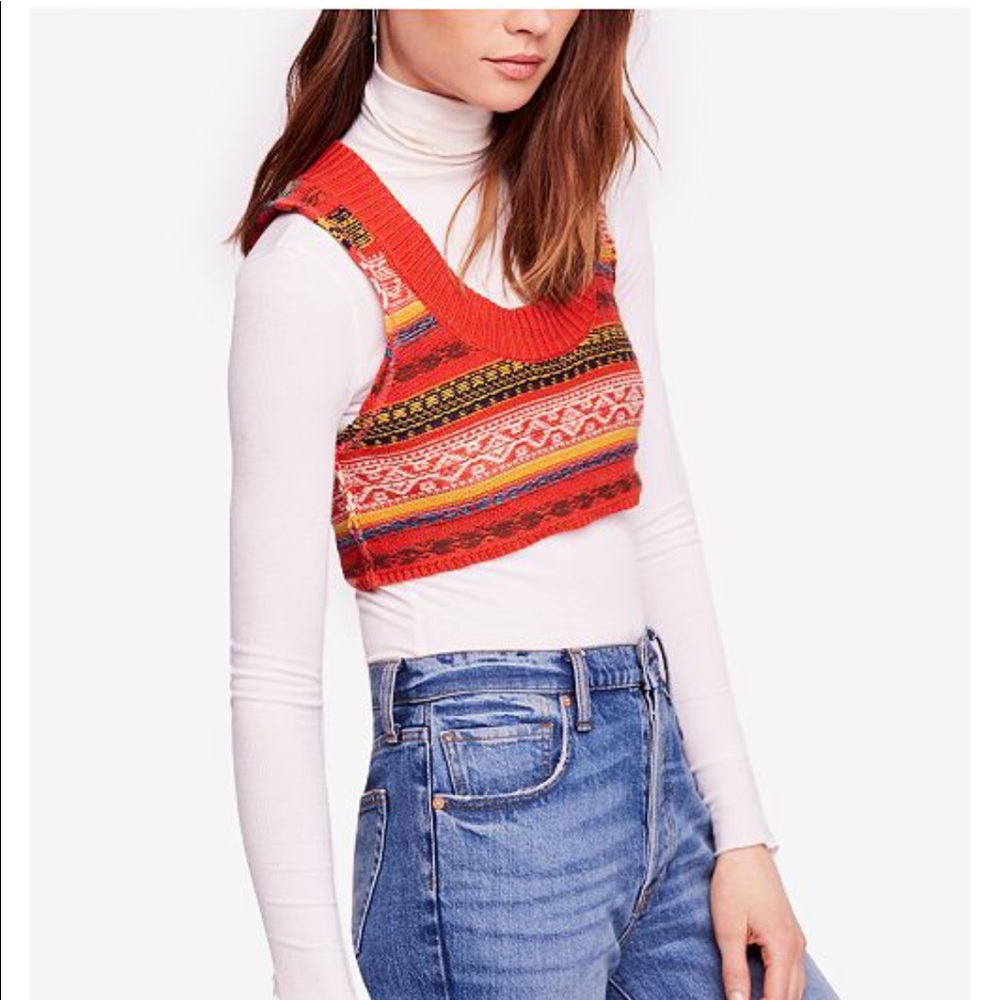 🎉Host Pick🎉 Free People Boho Cropped Sweater